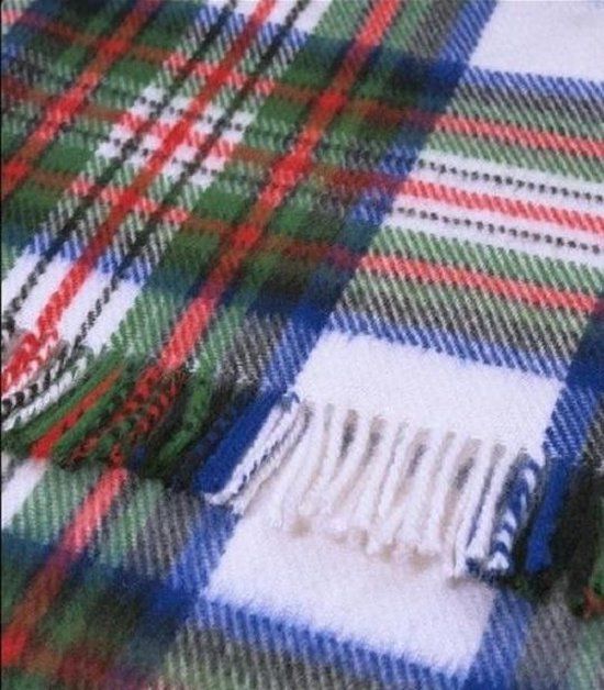 Picknickplaid SNOW - 240 x 200 cm - Acryl - Wit/Groen/Rood/Zwart