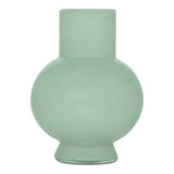 Hakbijl Glass Bloemenvaas Deborah - Groen - glas - D17 x H22 cm