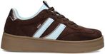 POSH by Poelman LILLY Dames Sneakers - Middel bruin