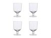 ERNST Lot de 4 Verres à Liqueur Transparent