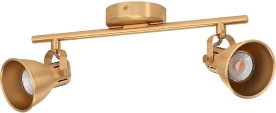 EGLO Seras Spot - GU10 - 37 cm - Goud - 2-lichts - LED - Kantelbaar