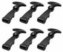 Omgoods - Supports de capot élastiques - 6 pièces en caoutchouc pour tracteurs et moteurs automobiles