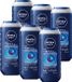 NIVEA MEN Gel douche Total Relax Hommes 3-en-1 Gel douche Shampoo Pack économique 6 x 250 ml