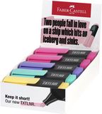 Faber-Castell tekstmarker TXTLNR - mini - 10 stuks - assorti pastelkleuren - markeerstift - FC-154212