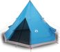 vidaXL Tipitent 4-persoons waterdicht blauw