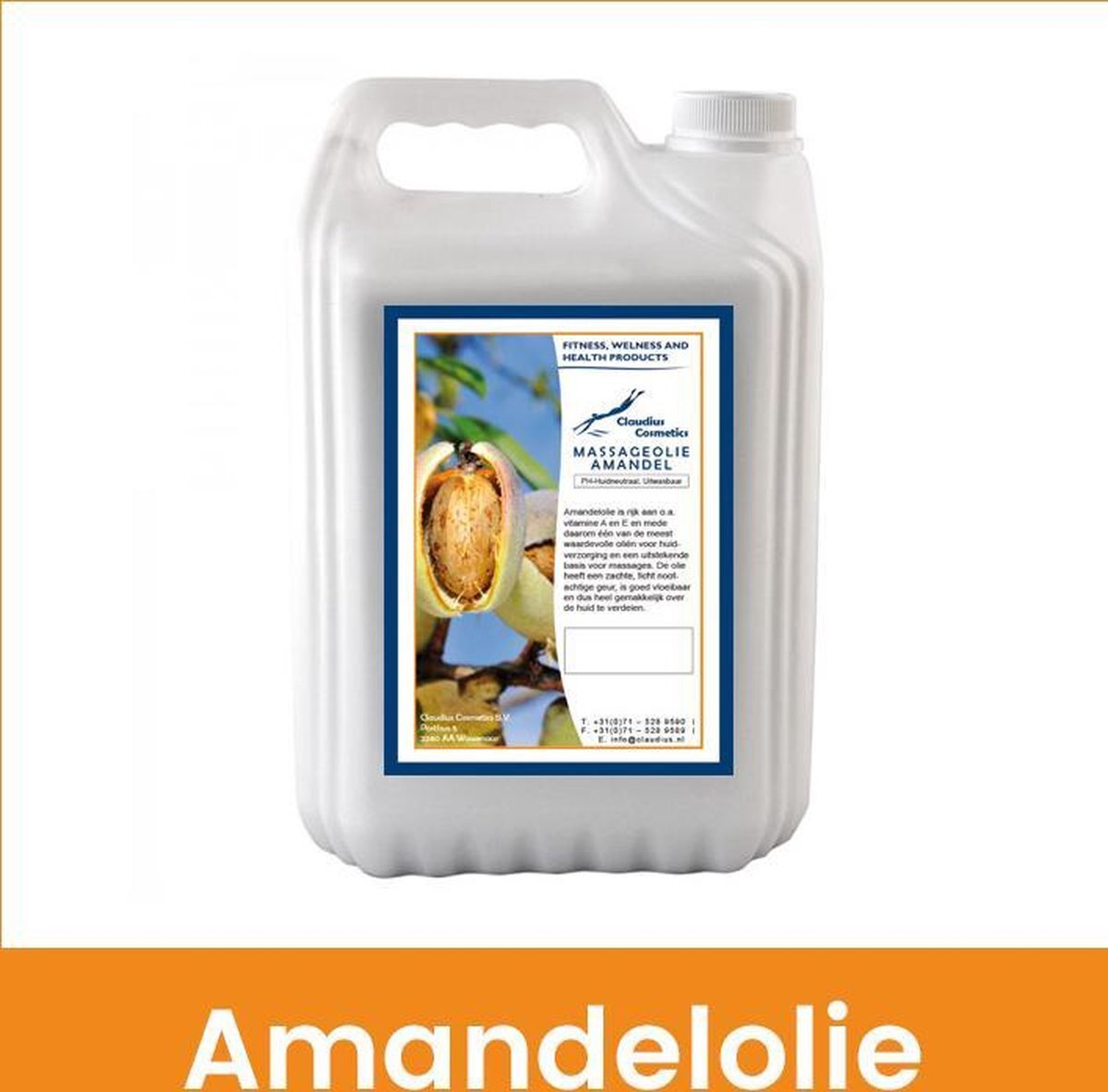 CLAUDIUS Massageolie Amandel 5 liter