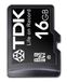 TDK 16GB microSDHC - Class 10 - Zwart
