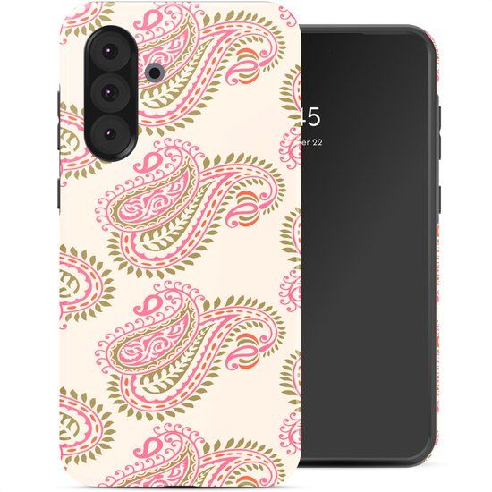 Selencia Hoesje - Geschikt voor Samsung Galaxy A36 / A56 (5G) - Backcover - Paisley Blush
