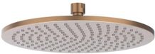 IVY Hoofddouche Medium 25 cm - Geborsteld Mat Koper