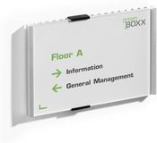 Durable Info Sign deurnaamhouder ft 21 x 14,8 cm (A5) 5 stuks metaal-zilver