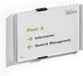 Durable 480523 Info Sign (deurbord, 210 x 148,5 mm) metaal-zilver