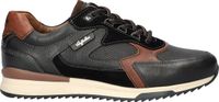 Australian Bakersville Heren Leren Sneakers Zwart Maat 45