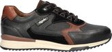 Australian Bakersville Heren Leren Sneakers Zwart Maat 45