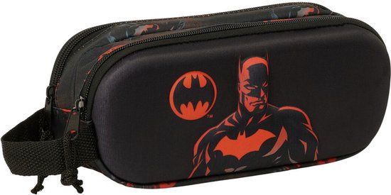 Safta Batman 3D Pencil Case - Black - Rectangular