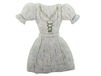 Petra's Knutsel-News strooidecoratie 30 x Dirndl 40 mm, vilt/crème, 4 cm