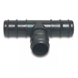 Deltafix T-stuk pom zwart 25 mm 1 stuk