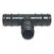 Deltafix T-stuk pom zwart 25 mm 1 stuk