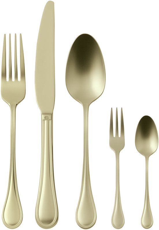 Sambonet Bestekset 60-Delig S.H. Royal Antique Champagne - RVS - 6 Personen