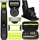Philips OneBlade Pro 360 scheerapparaat QP6542/15 + etui + OneBlade standaard PRO