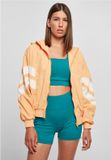 Urban Classics Crinkle Batwing Jacket 5XL Oranje/Creme