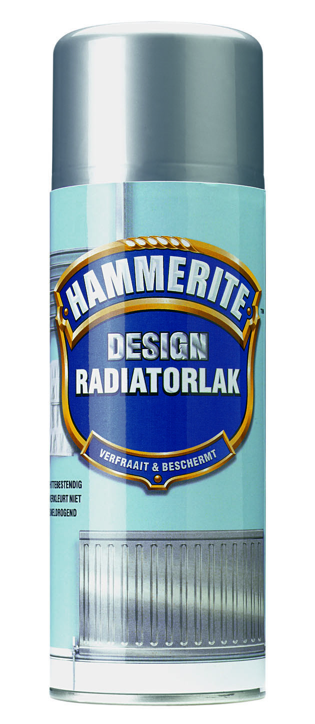 Hammerite radiatorlak design silver metallic 400 ml