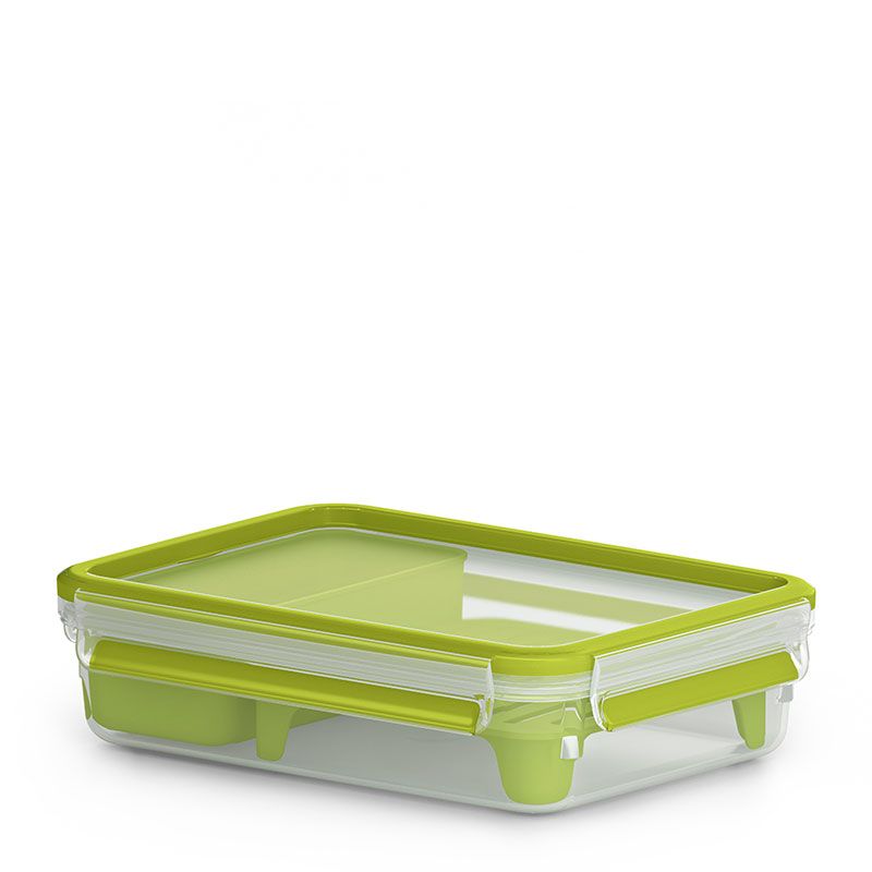 Emsa Clip & Go - Lunchtrommel - Groen, transparant