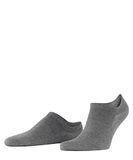 FALKE ClimaWool onzichtbar eenkleurig wol lyocell footies heren grijs - maat 47-48
