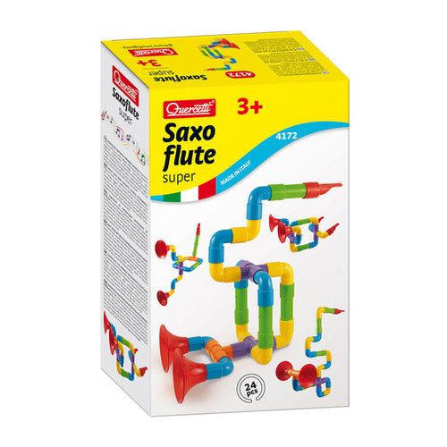 Quercetti buizen bouwset saxofoon 2 - 24-delig - Multicolor