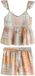 Next Dames Pyjama met short Roze 2-delig Katoen Paisley Korte mouw Maat 44