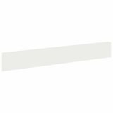 vidaXL Gazonrand 30 stuks 100 x 15 cm Staal Wit