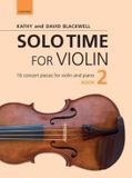 Kathy Oxford University Press Solo Time For Violin Book 2 + CD