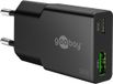 Goobay Dual Universeel Zwart AC Snel opladen Binnen