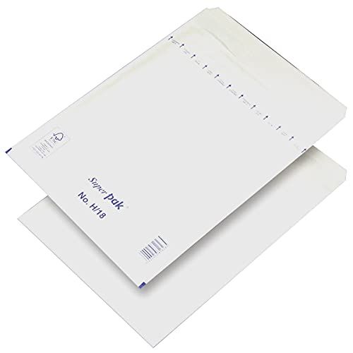 officerproducts OFFICE PRODUCTS Zelfklevende enveloppen met luchtkussenfolie HK H18 270x360mm/290x370mm 10 stuks wit
