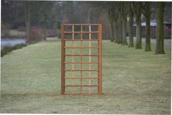 Merkloos Trellis recht hardhout H180xB40cm | H180xB180cm glad geschaafd