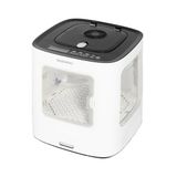 Daewoo Automatische droger voor honden en katten, 64 l, stille droger met 4 droogfuncties, ozonsterilisatie van de cabine, 1700 W, veiligheidssensor, accessoires voor honden en katten
