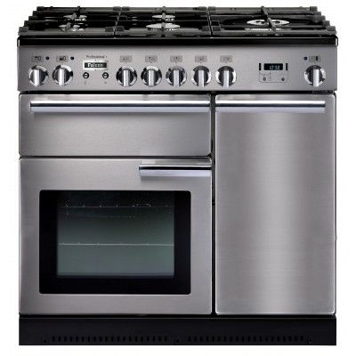 Falcon PDL90DFSSCEU - Fornuis - 90 cm - Gas - Aluminium