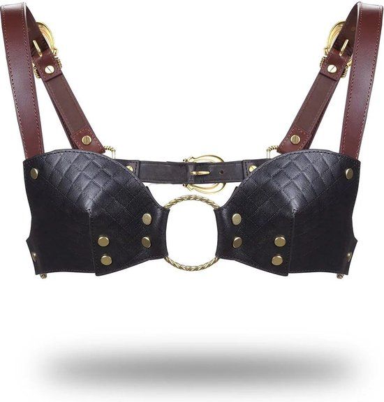 Liebe Seele The Equestrian Leather Bralette - Leren Bralette Medium