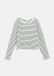 s.Oliver Cropped longsleeve in slim fit met geribbelde structuur