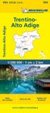 Trentino-Alto Michelin Trentino-Alto Adige: 354 Wegenkaart 1:200000 Italië