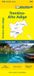 Trentino-Alto Michelin Trentino-Alto Adige: 354 Wegenkaart 1:200000 Italië