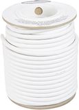 Amazon Basics Luidsprekerkabel, 12 AWG (2,05 mm), 99,9% zuurstofvrij koper, 30,5 m, wit