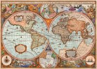 Schmidt Spiele 58328 antieke wereldkaart, 3000 stukjes puzzel, kleurrijk