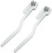 Unyqoos® Set de deux brosses de nettoyage multifonctionnelles avec long manche et distributeur