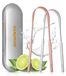 Tongschraper médicale en acier inoxydable, set de 2