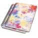 SIGEL JN608/2 Spiraalblok notitieblok Bullet Journal Jolie, ca. A5, gestippelde liniëring, 100 g/m², batik, 120 pagina's, veganistisch, gemaakt van duurzaam papier