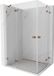 Mexen Lunar Duo porte battante cabine de douche gauche 110 x 95 cm, transparent, or rose