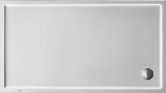 Duravit Starck Slimline Douchebak - 160x90cm - Acryl - Wit