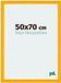 Your Decoration - Cadre puzzle 50x70 cm - Jaune