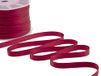 Furlanis - Dubbel satijnen lint, Italiaanse stof - Bordeaux, 10 mm x 25 m