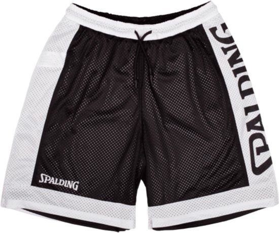 Spalding Reversible Basketball Short - Men - Black/White - Size L